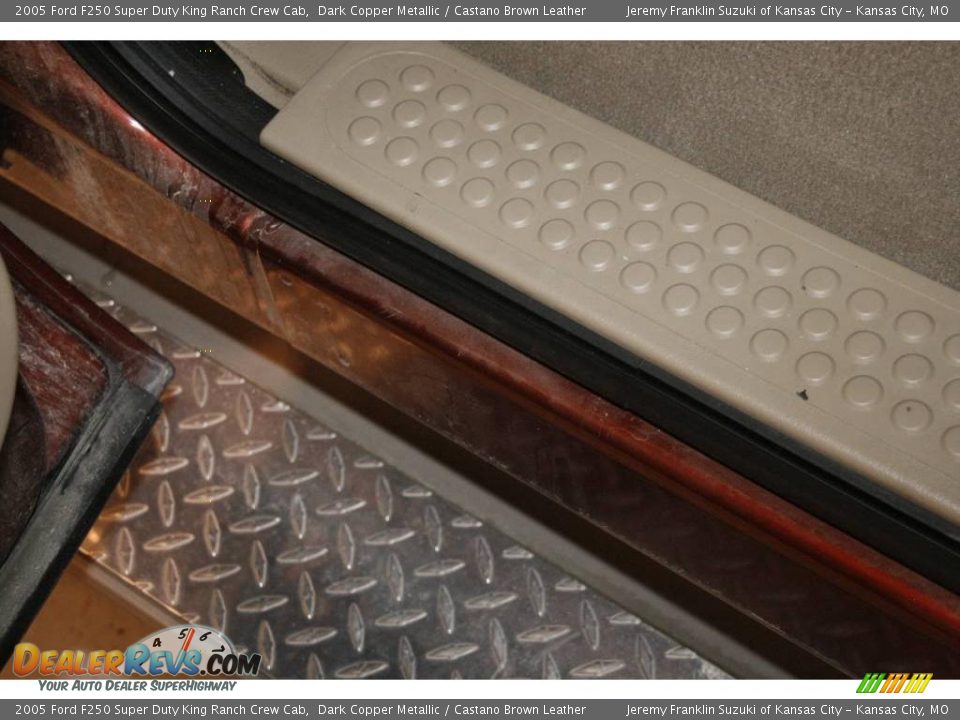 2005 Ford F250 Super Duty King Ranch Crew Cab Dark Copper Metallic / Castano Brown Leather Photo #27