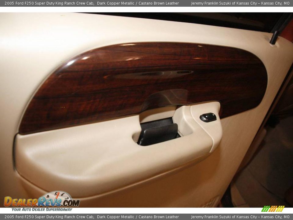 2005 Ford F250 Super Duty King Ranch Crew Cab Dark Copper Metallic / Castano Brown Leather Photo #28