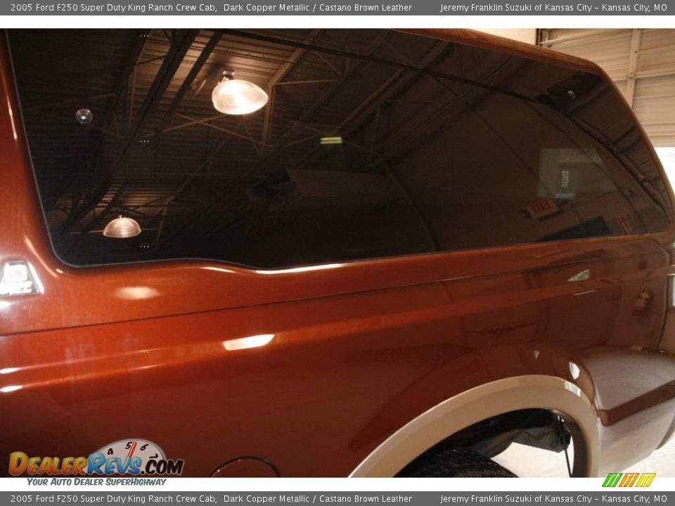 2005 Ford F250 Super Duty King Ranch Crew Cab Dark Copper Metallic / Castano Brown Leather Photo #29