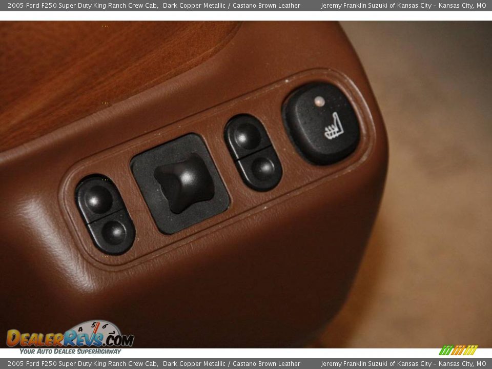 2005 Ford F250 Super Duty King Ranch Crew Cab Dark Copper Metallic / Castano Brown Leather Photo #32