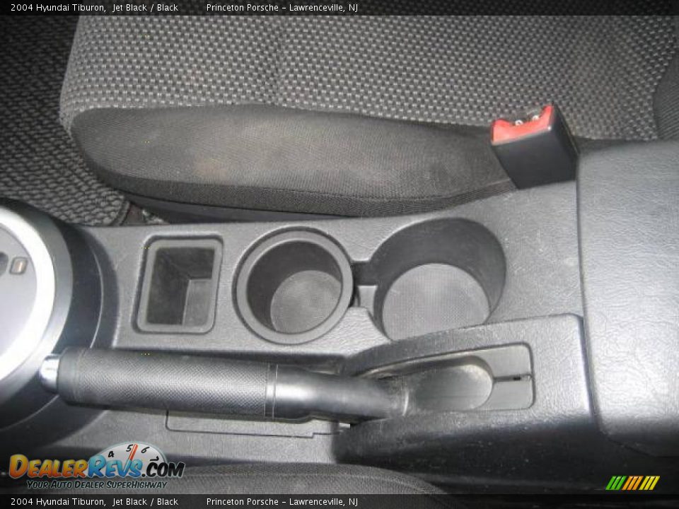 2004 Hyundai Tiburon Jet Black / Black Photo #25