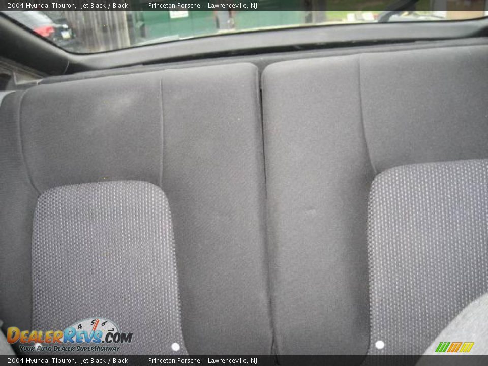 2004 Hyundai Tiburon Jet Black / Black Photo #26