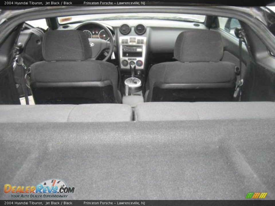 2004 Hyundai Tiburon Jet Black / Black Photo #30