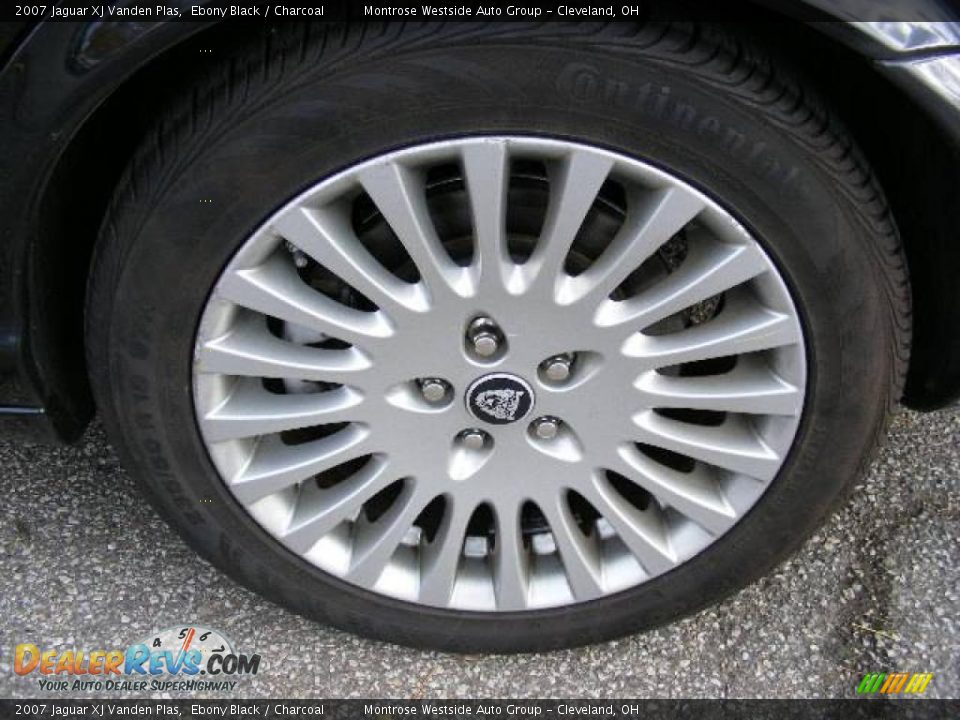 2007 Jaguar XJ Vanden Plas Ebony Black / Charcoal Photo #30