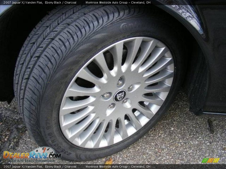 2007 Jaguar XJ Vanden Plas Ebony Black / Charcoal Photo #31