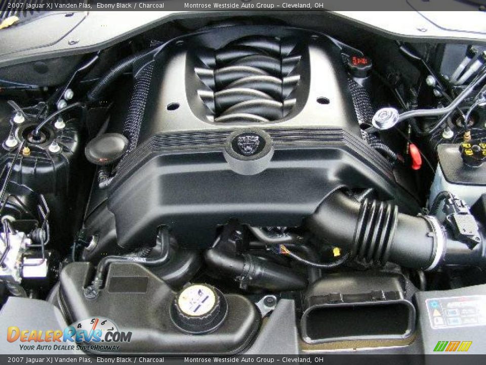 2007 Jaguar XJ Vanden Plas Ebony Black / Charcoal Photo #32