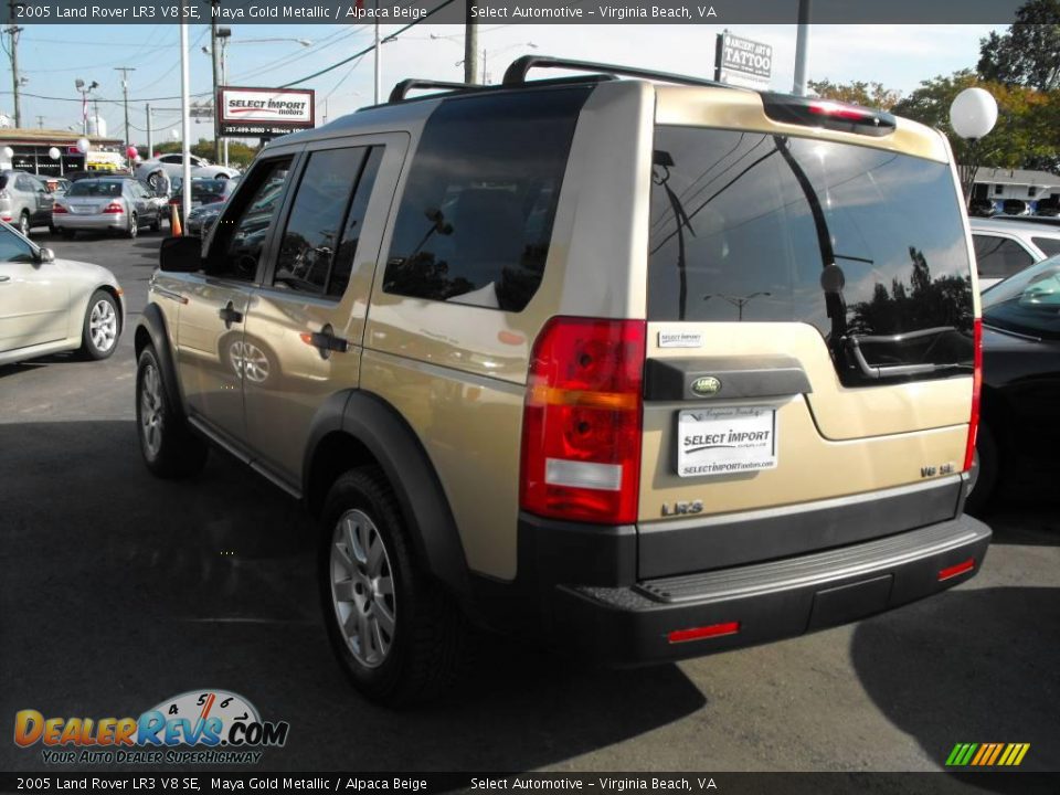 2005 Land Rover LR3 V8 SE Maya Gold Metallic / Alpaca Beige Photo #3