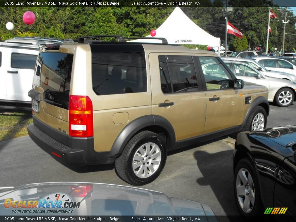 2005 Land Rover LR3 V8 SE Maya Gold Metallic / Alpaca Beige Photo #5