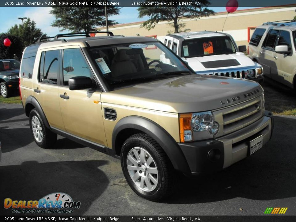 2005 Land Rover LR3 V8 SE Maya Gold Metallic / Alpaca Beige Photo #7