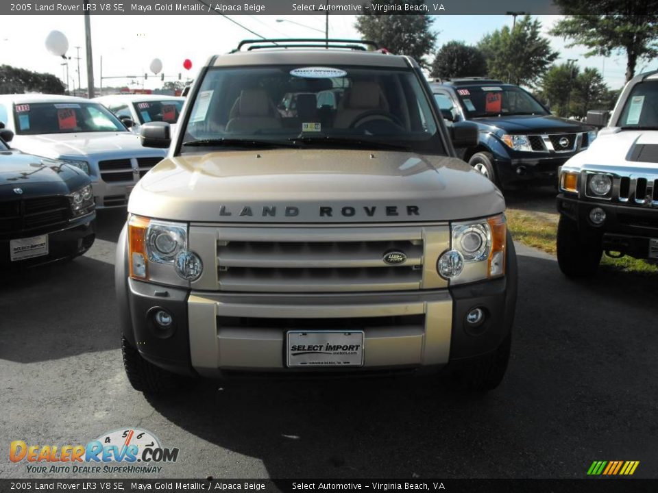2005 Land Rover LR3 V8 SE Maya Gold Metallic / Alpaca Beige Photo #8