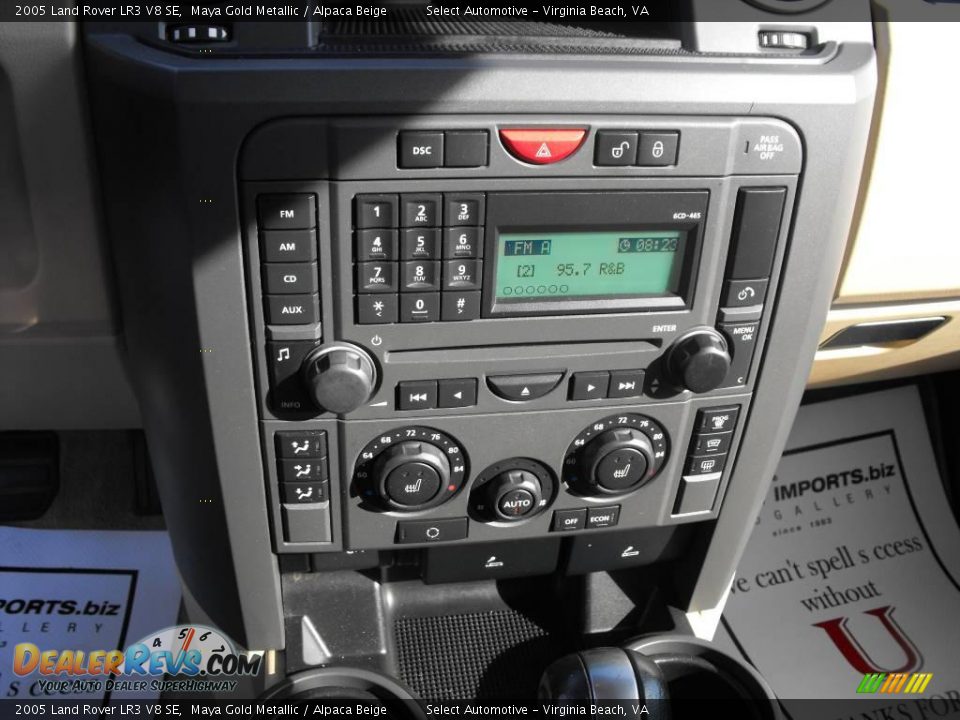 2005 Land Rover LR3 V8 SE Maya Gold Metallic / Alpaca Beige Photo #19