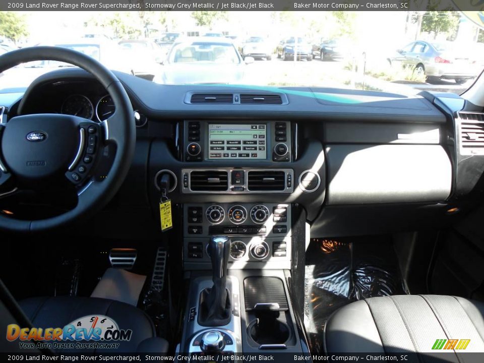 2009 Land Rover Range Rover Supercharged Stornoway Grey Metallic / Jet Black/Jet Black Photo #3