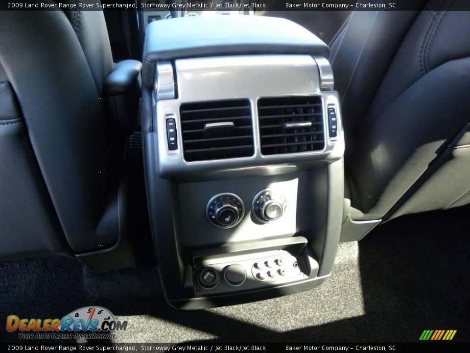 2009 Land Rover Range Rover Supercharged Stornoway Grey Metallic / Jet Black/Jet Black Photo #5