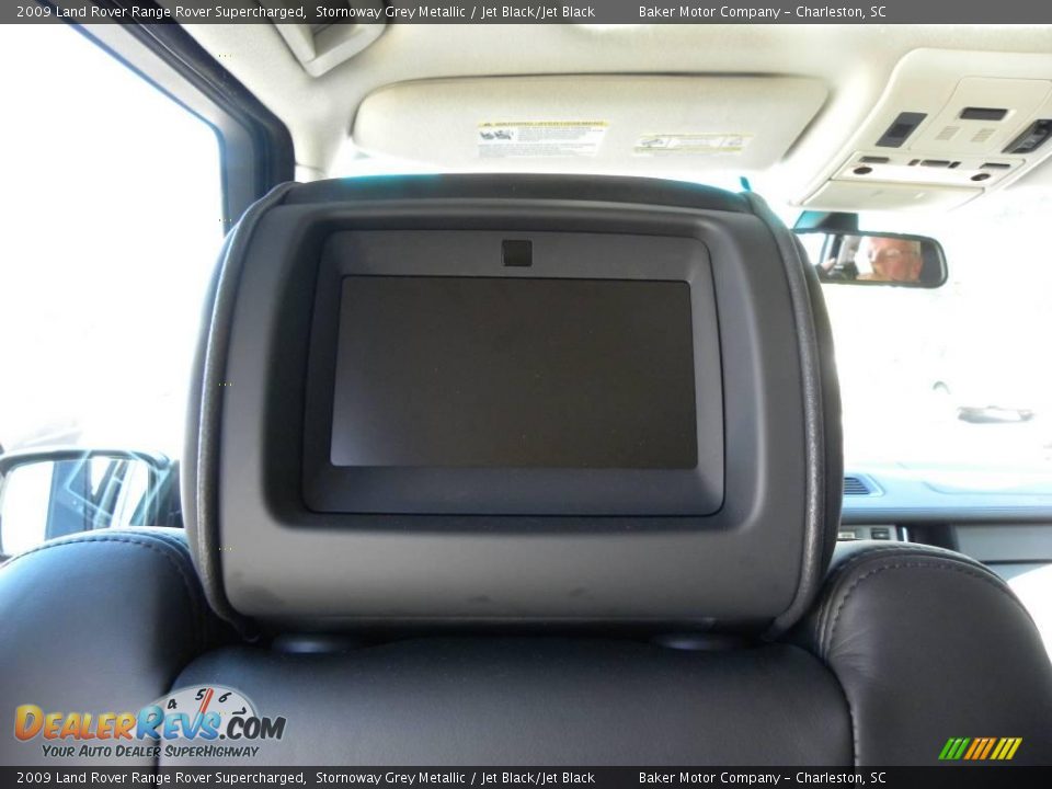 2009 Land Rover Range Rover Supercharged Stornoway Grey Metallic / Jet Black/Jet Black Photo #6