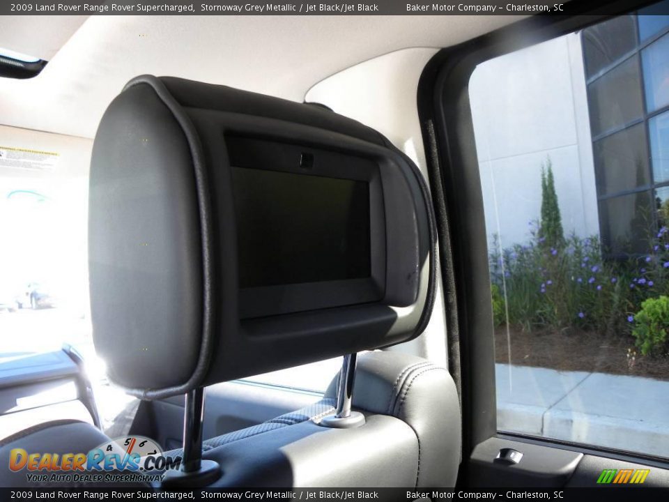 2009 Land Rover Range Rover Supercharged Stornoway Grey Metallic / Jet Black/Jet Black Photo #7