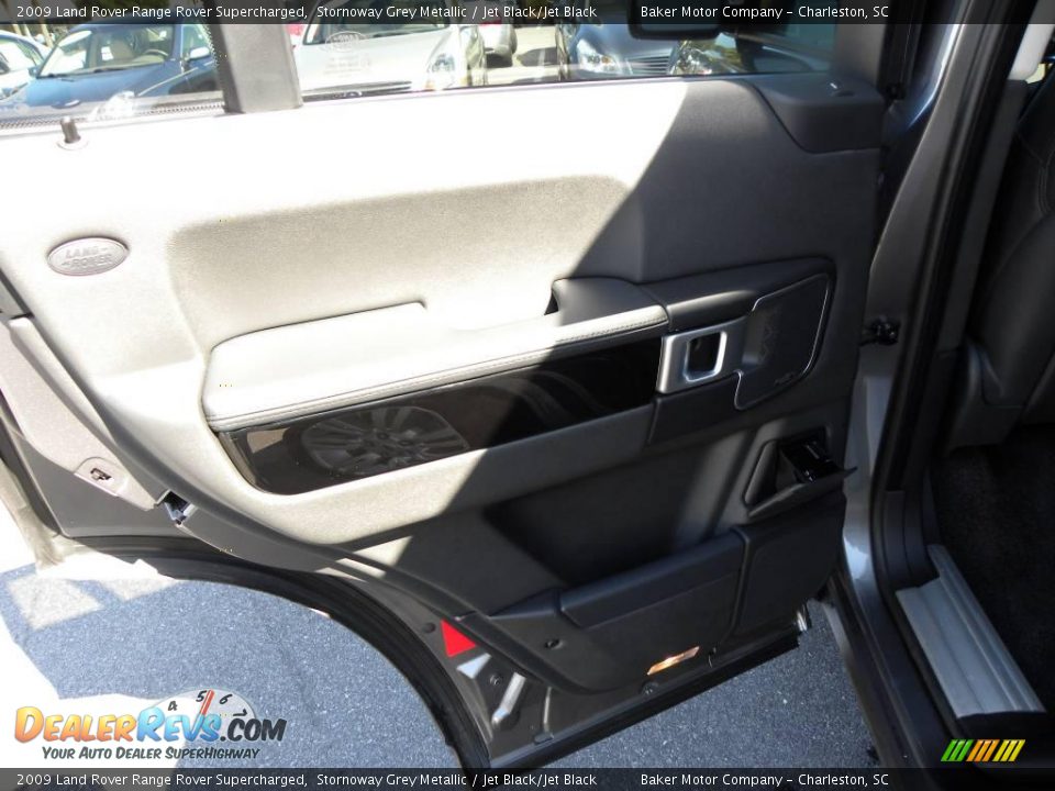 2009 Land Rover Range Rover Supercharged Stornoway Grey Metallic / Jet Black/Jet Black Photo #11