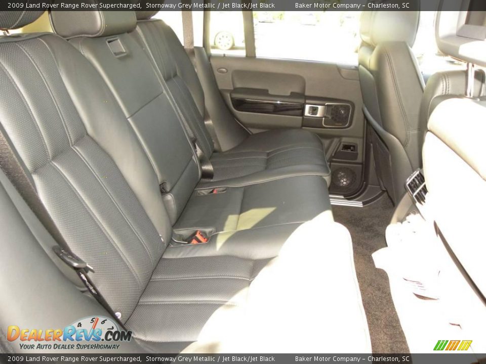 2009 Land Rover Range Rover Supercharged Stornoway Grey Metallic / Jet Black/Jet Black Photo #14