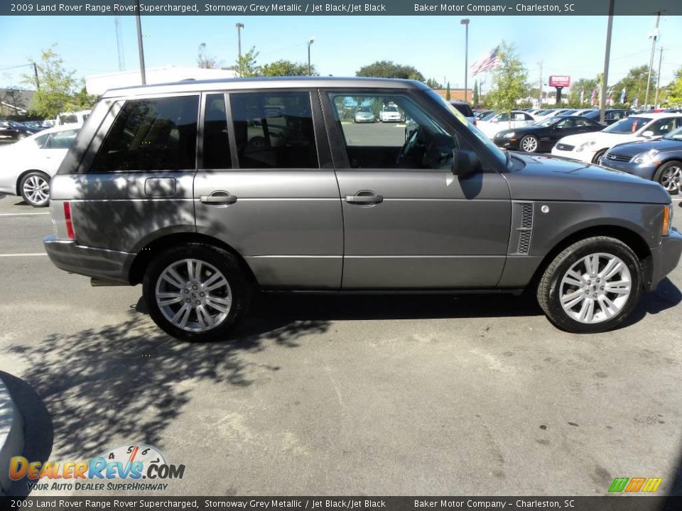 2009 Land Rover Range Rover Supercharged Stornoway Grey Metallic / Jet Black/Jet Black Photo #15