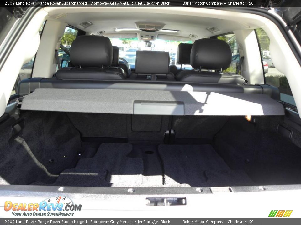 2009 Land Rover Range Rover Supercharged Stornoway Grey Metallic / Jet Black/Jet Black Photo #17