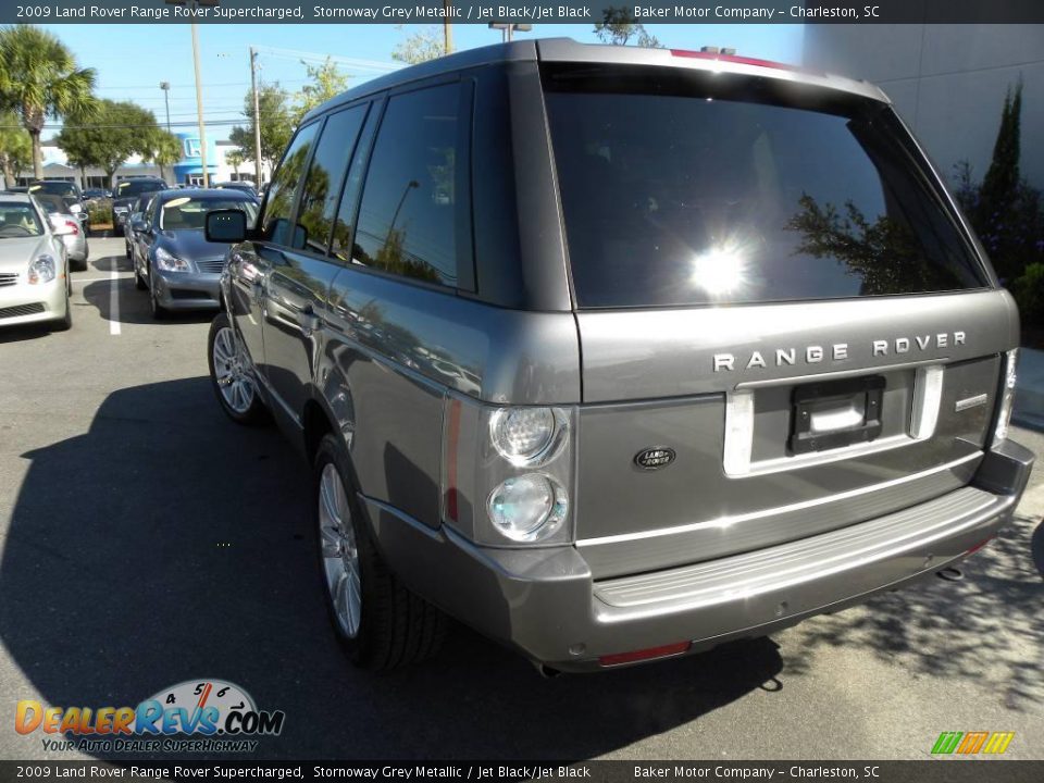 2009 Land Rover Range Rover Supercharged Stornoway Grey Metallic / Jet Black/Jet Black Photo #18