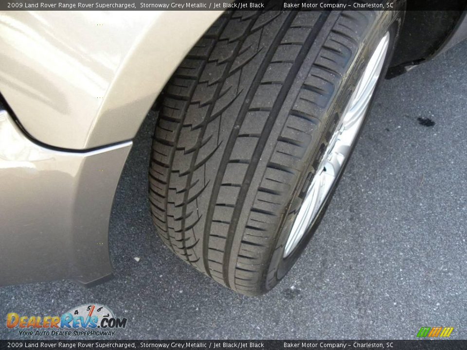 2009 Land Rover Range Rover Supercharged Stornoway Grey Metallic / Jet Black/Jet Black Photo #20