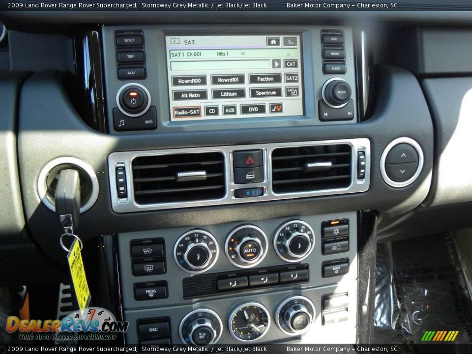 2009 Land Rover Range Rover Supercharged Stornoway Grey Metallic / Jet Black/Jet Black Photo #23
