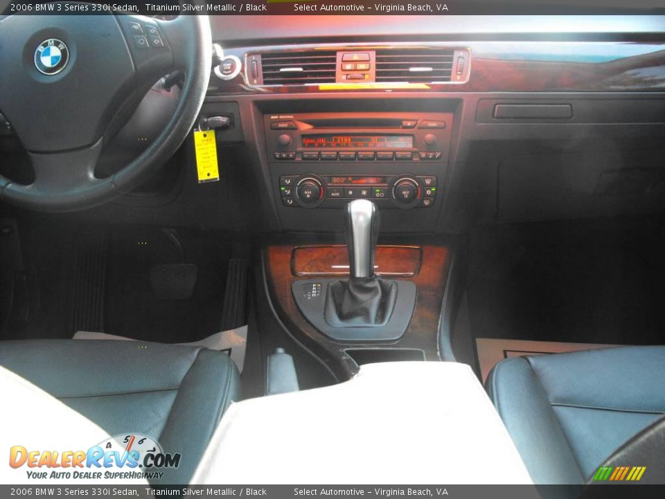 2006 BMW 3 Series 330i Sedan Titanium Silver Metallic / Black Photo #13