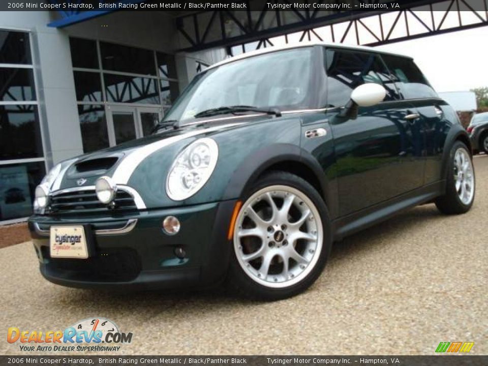 2006 Mini Cooper S Hardtop British Racing Green Metallic / Black/Panther Black Photo #1
