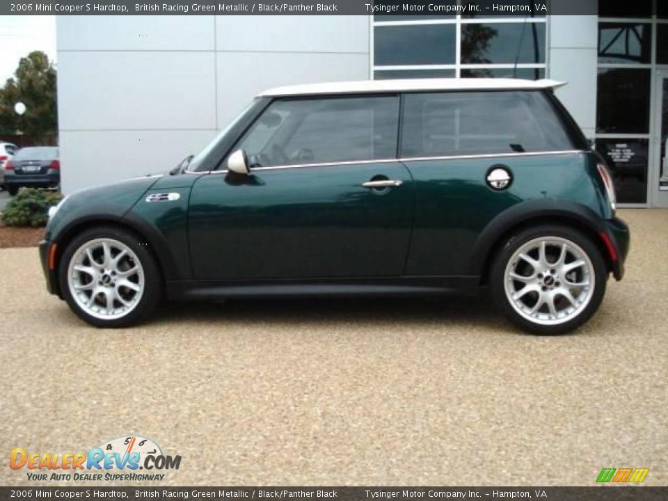 2006 Mini Cooper S Hardtop British Racing Green Metallic / Black/Panther Black Photo #3