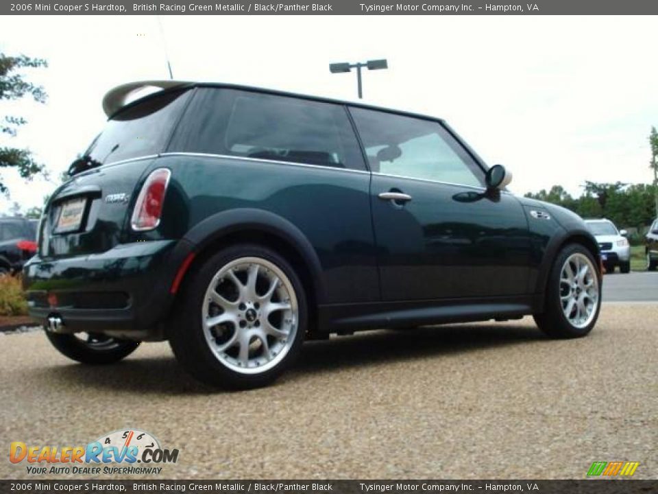 2006 Mini Cooper S Hardtop British Racing Green Metallic / Black/Panther Black Photo #4