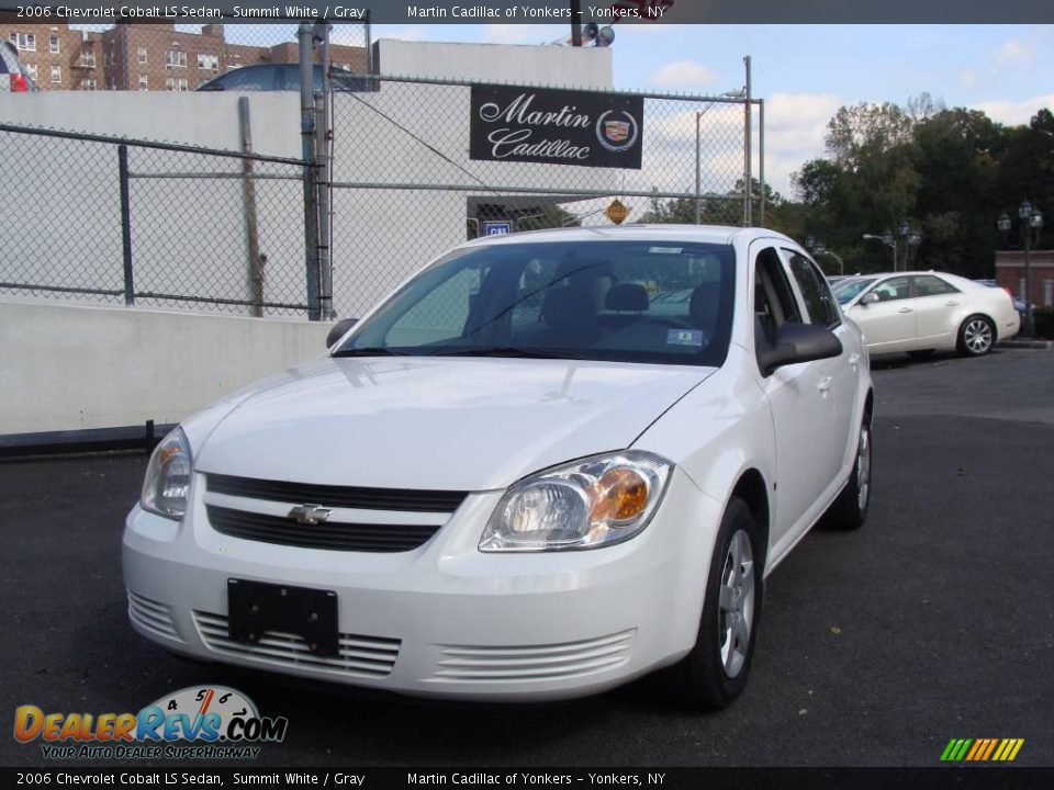 2006 Chevrolet Cobalt LS Sedan Summit White / Gray Photo #1
