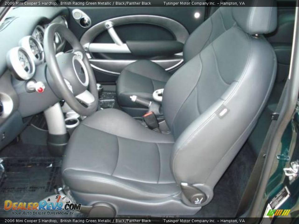 2006 Mini Cooper S Hardtop British Racing Green Metallic / Black/Panther Black Photo #8