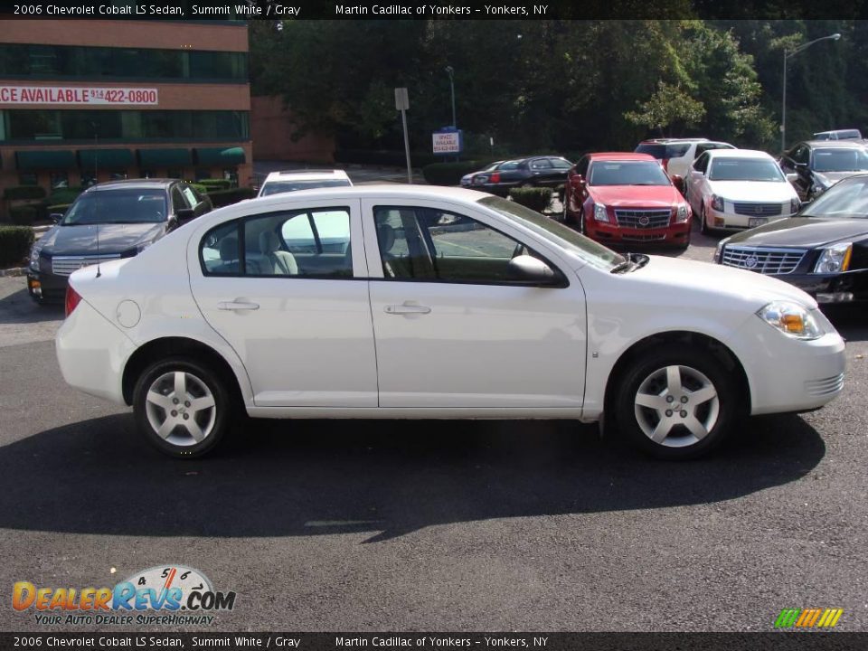 2006 Chevrolet Cobalt LS Sedan Summit White / Gray Photo #4