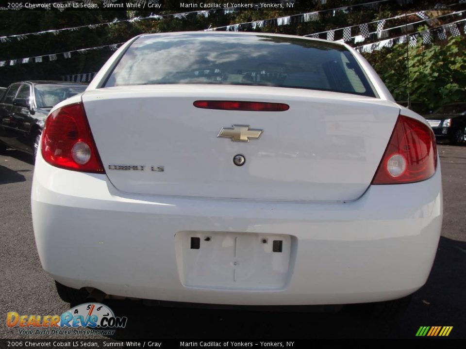 2006 Chevrolet Cobalt LS Sedan Summit White / Gray Photo #5