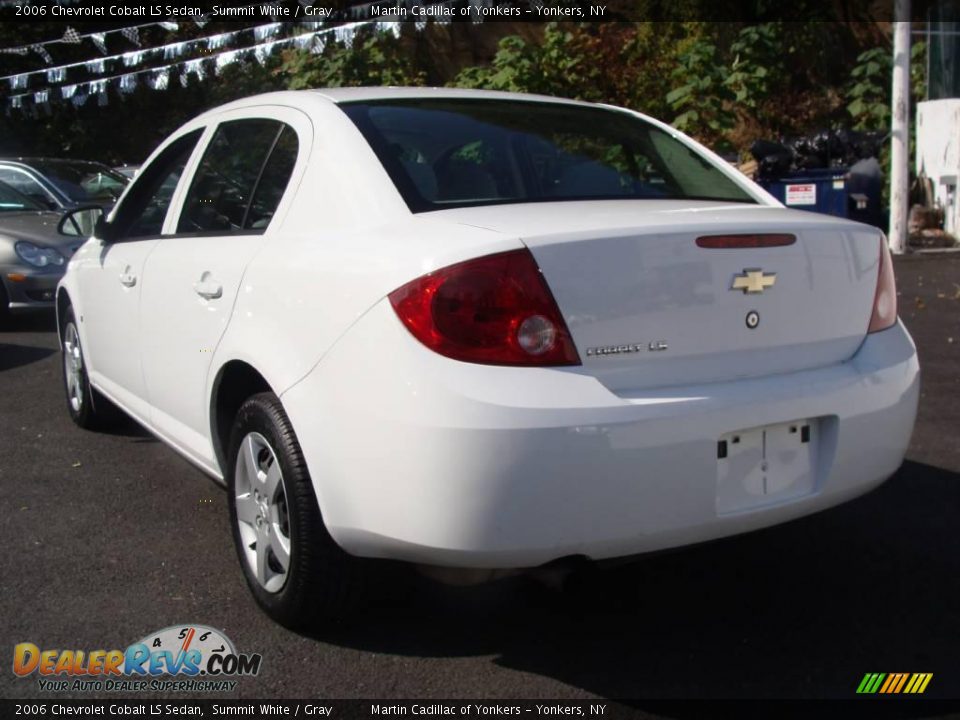 2006 Chevrolet Cobalt LS Sedan Summit White / Gray Photo #6