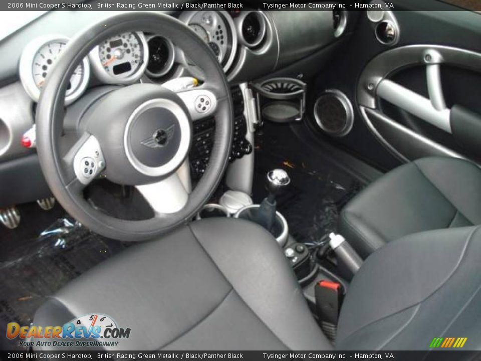 2006 Mini Cooper S Hardtop British Racing Green Metallic / Black/Panther Black Photo #11