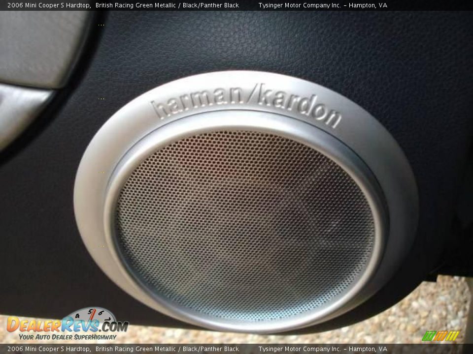 2006 Mini Cooper S Hardtop British Racing Green Metallic / Black/Panther Black Photo #12