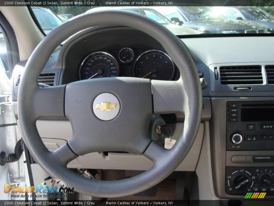 2006 Chevrolet Cobalt LS Sedan Summit White / Gray Photo #17