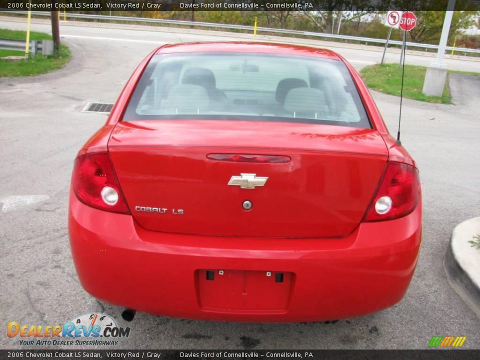 2006 Chevrolet Cobalt LS Sedan Victory Red / Gray Photo #6