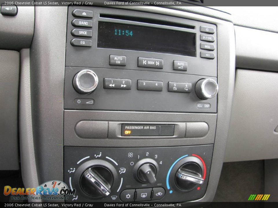 2006 Chevrolet Cobalt LS Sedan Victory Red / Gray Photo #11