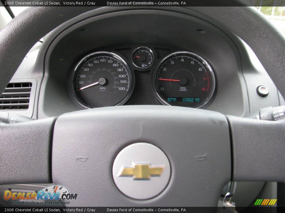2006 Chevrolet Cobalt LS Sedan Victory Red / Gray Photo #13