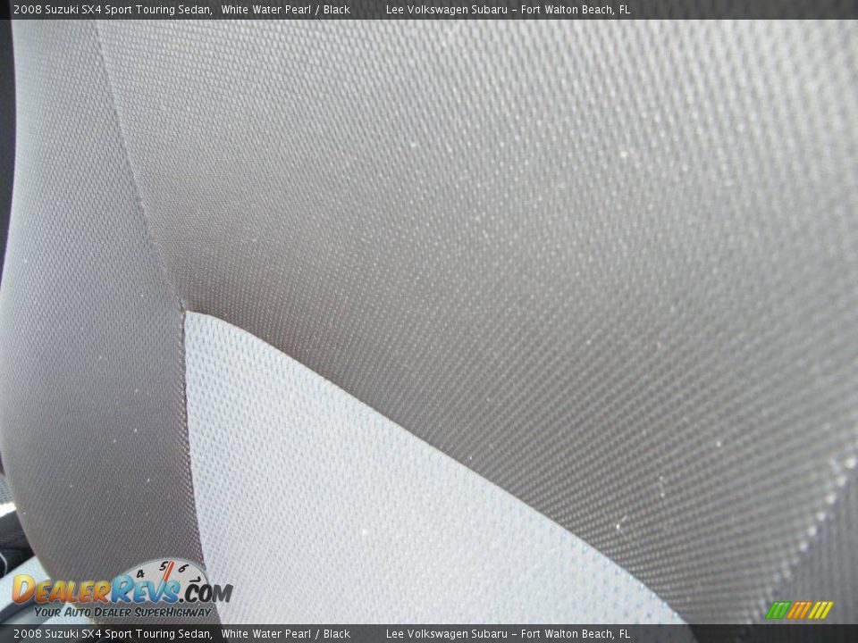 2008 Suzuki SX4 Sport Touring Sedan White Water Pearl / Black Photo #15