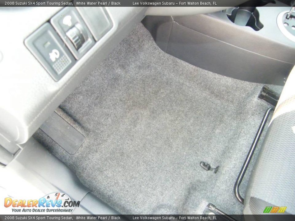 2008 Suzuki SX4 Sport Touring Sedan White Water Pearl / Black Photo #16