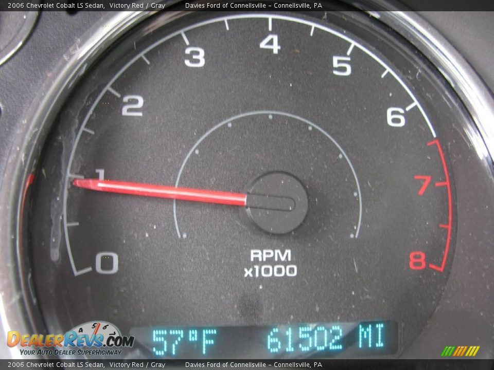 2006 Chevrolet Cobalt LS Sedan Victory Red / Gray Photo #15