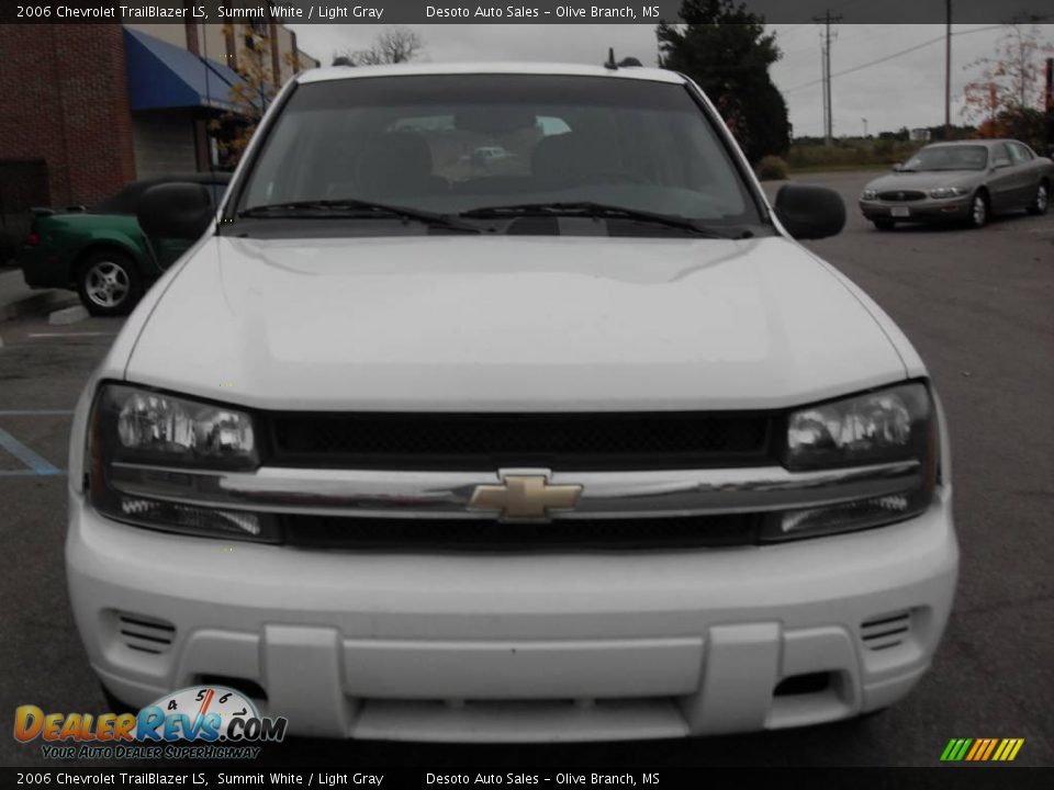 2006 Chevrolet TrailBlazer LS Summit White / Light Gray Photo #3