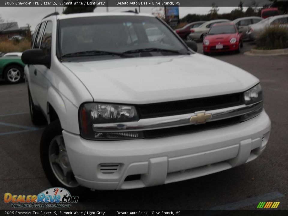 2006 Chevrolet TrailBlazer LS Summit White / Light Gray Photo #4