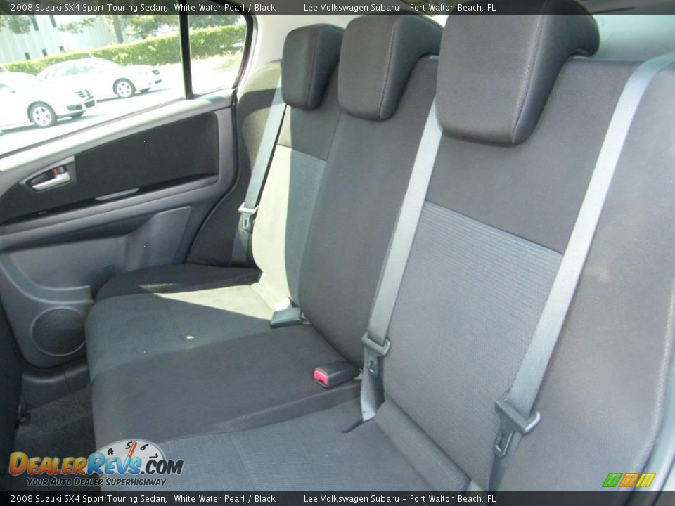 2008 Suzuki SX4 Sport Touring Sedan White Water Pearl / Black Photo #21