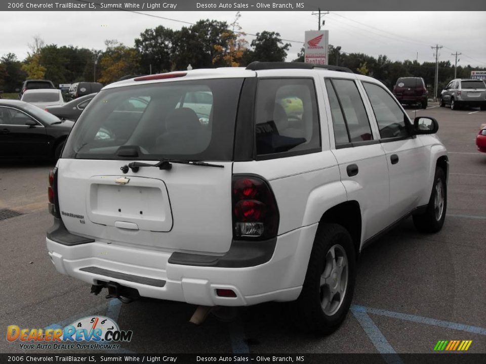 2006 Chevrolet TrailBlazer LS Summit White / Light Gray Photo #6