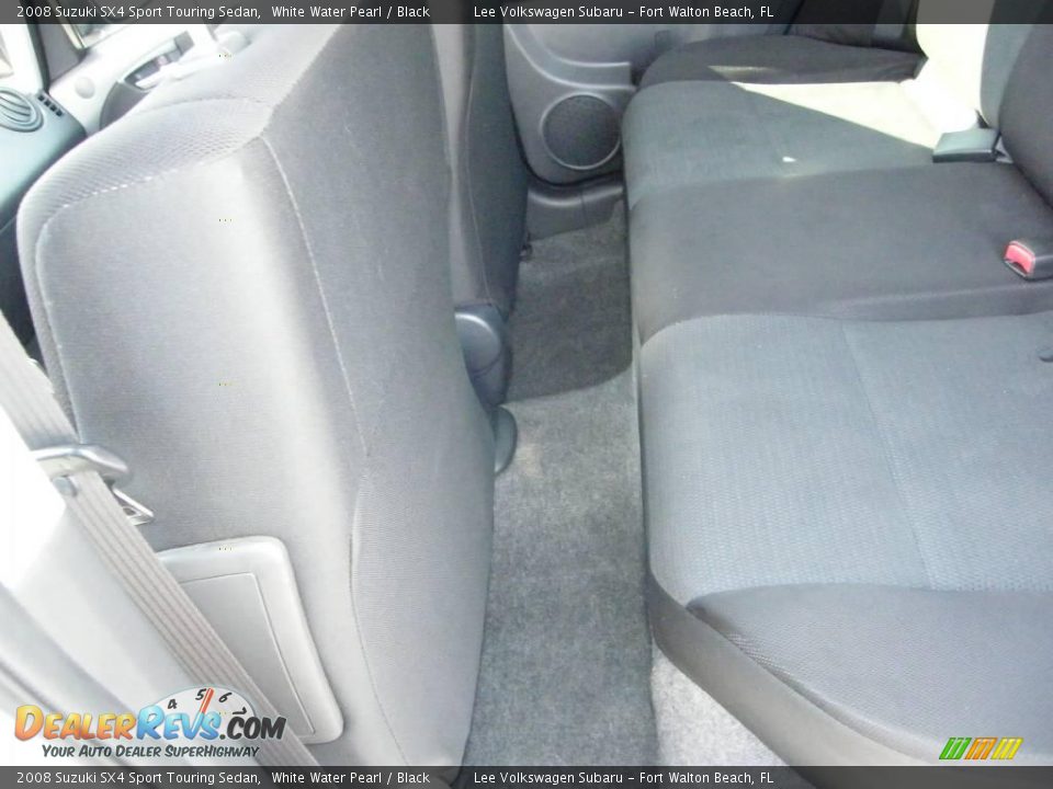 2008 Suzuki SX4 Sport Touring Sedan White Water Pearl / Black Photo #22
