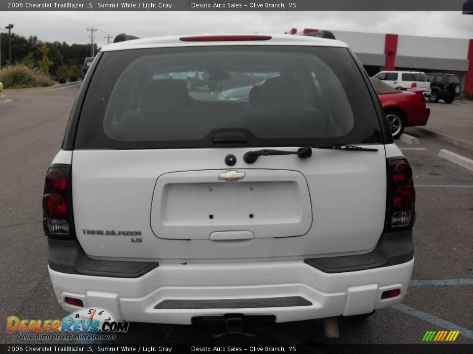 2006 Chevrolet TrailBlazer LS Summit White / Light Gray Photo #7